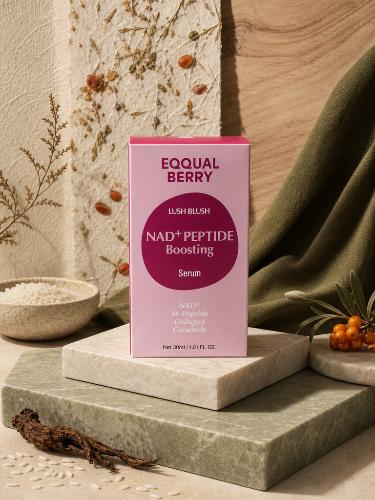Eqqualberry Lush Blush NAD+ Peptide Boosting Serum – 30ml