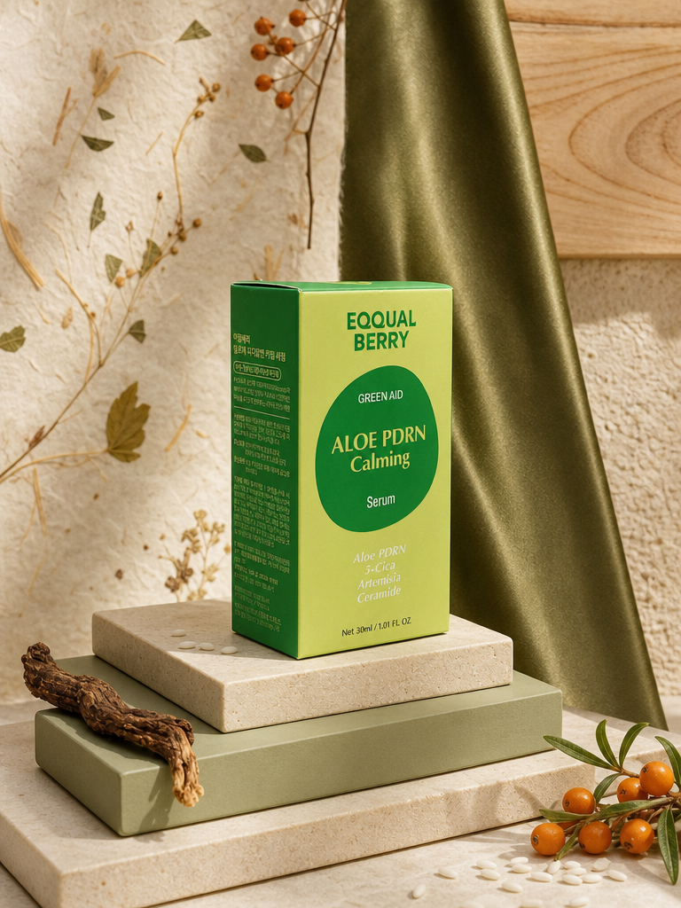 Eqqualberry Green Aid Aloe PDRN Calming Serum – 30ml