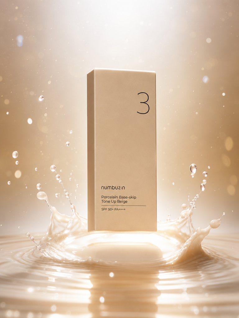 numbuzin No.3 Porcelain Base-skip Tone Up Beige SPF50+ PA++++