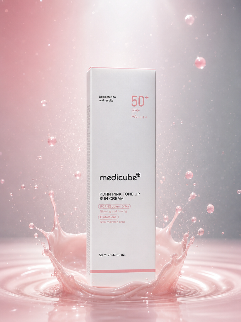 Medicube PDRN Pink Tone Up Sun Cream SPF50+ PA++++ – 50ml